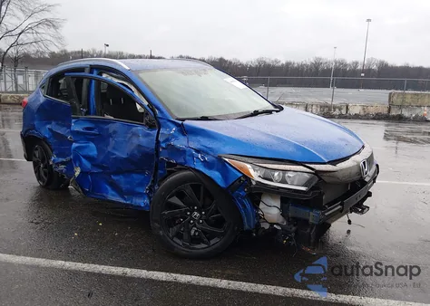 2021 Honda Hr-V Awd Sport z USA, uszkodzony, nr VIN 3CZRU6H12MM728640